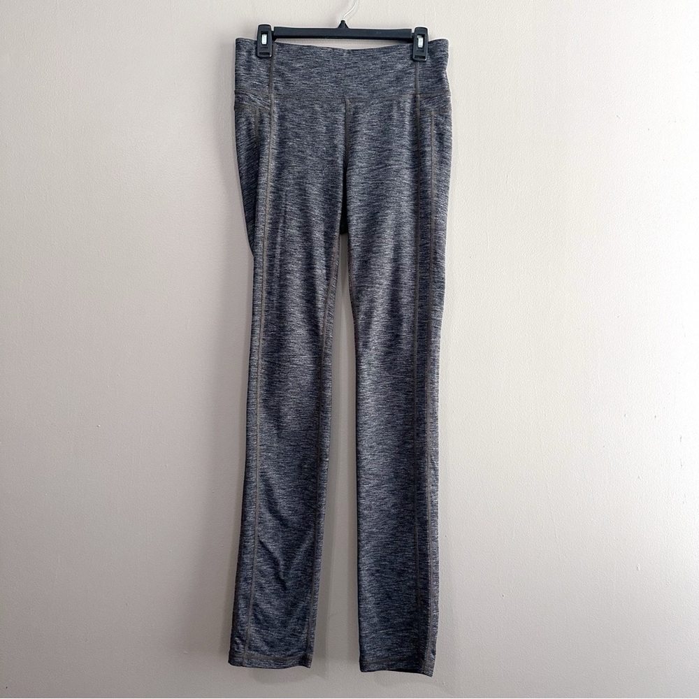 Athleta Heather Grey Skinny Up Pants Womens Medium Tall Activewear Yoga Leggings